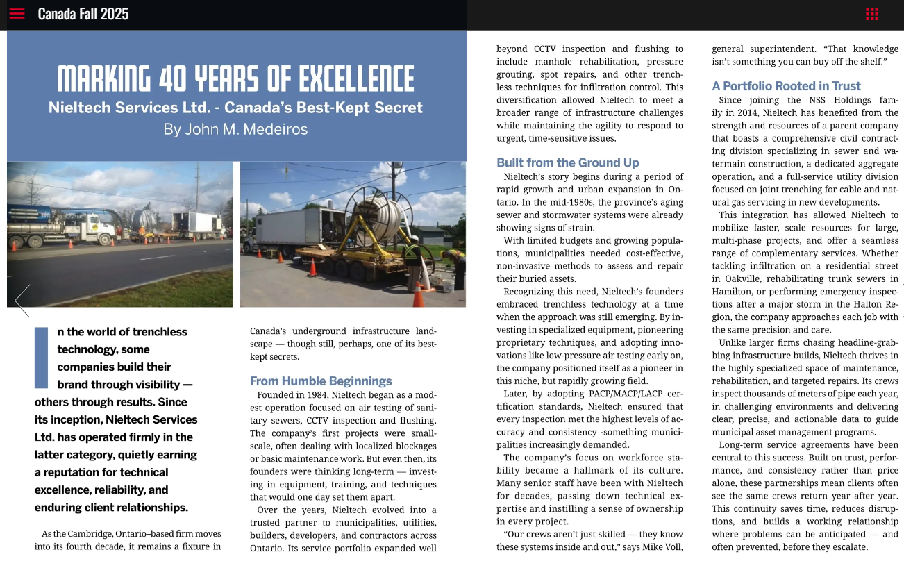 Article featuring our company